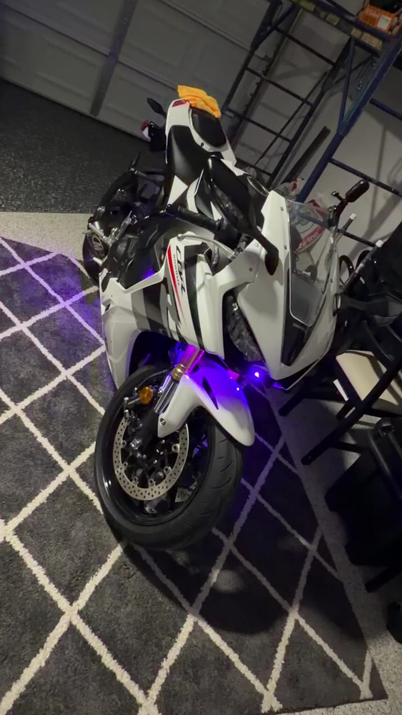 Customer photo review of Easy Install Moto LED Light Kit