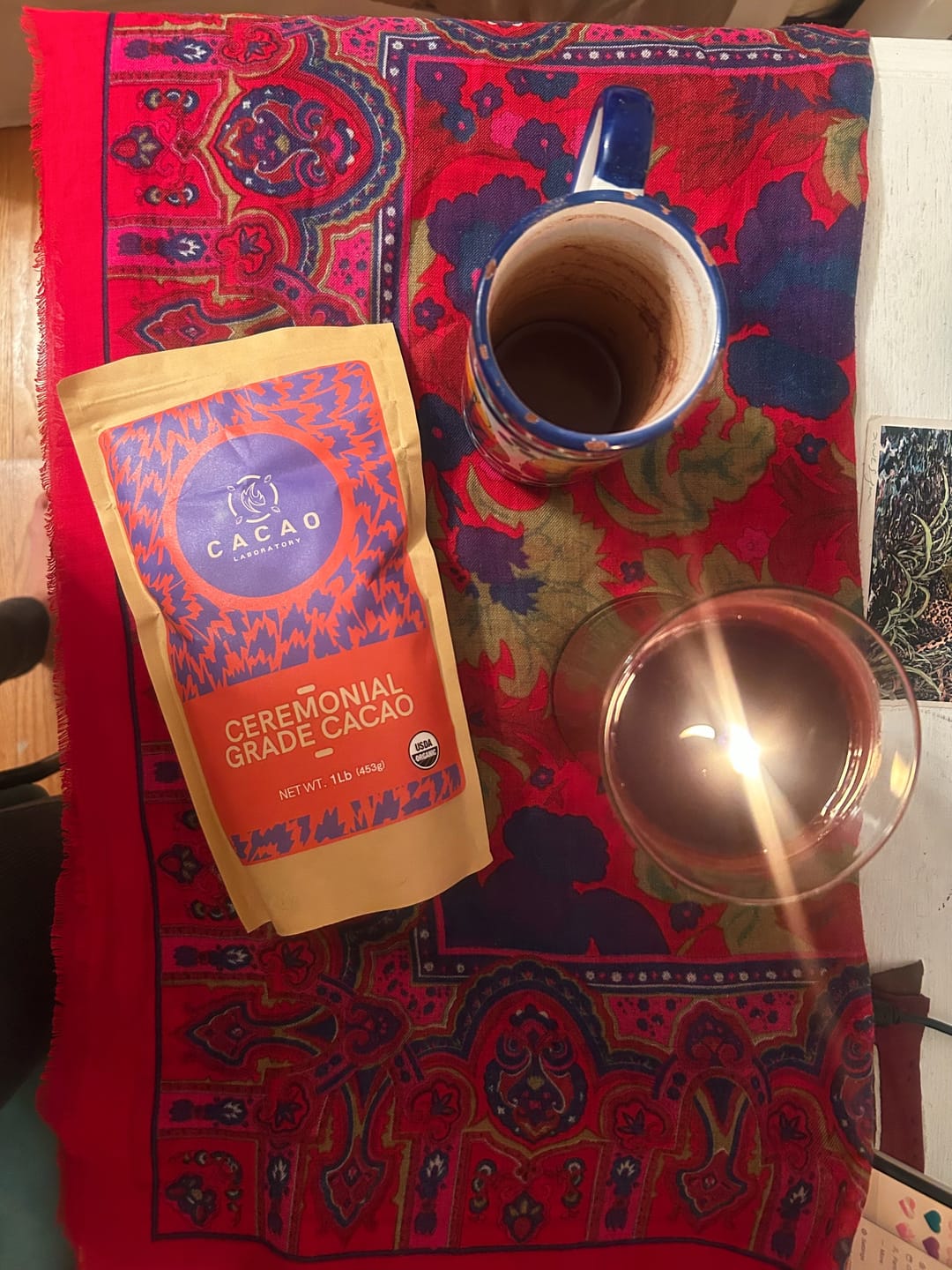 Customer photo review of 100% Arriba Nacional Ceremonial-Grade Cacao Pouch, Organic (granulated)