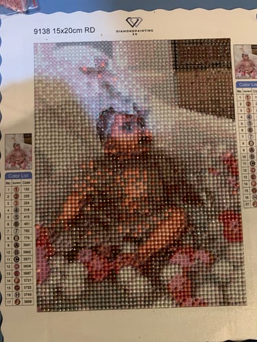 Customer photo review of Diamond Painting - Custom Photo