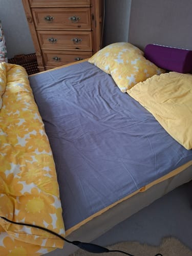 Customer photo review of Vakna Som Ditt Bästa Jag Med Vårt Grounding Lakan Set!