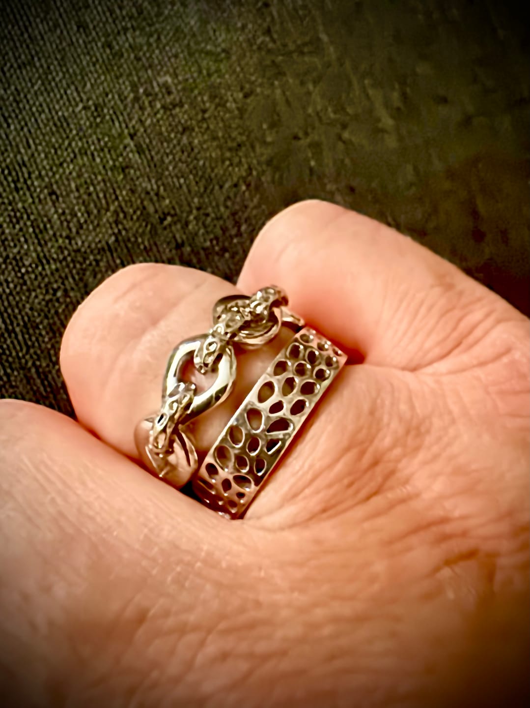 Customer photo review of Love Link Ring