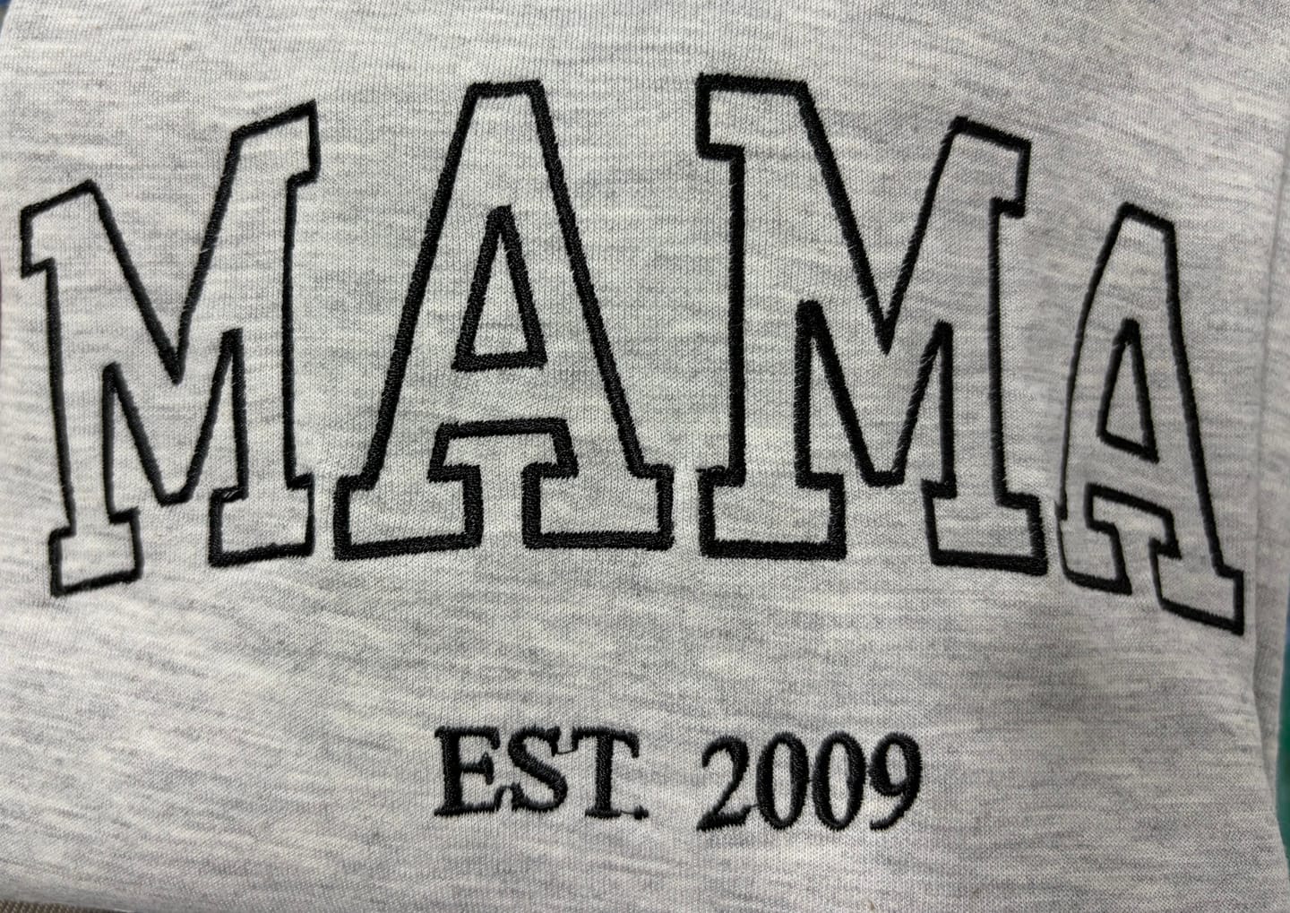 Customer photo review of Custom Embroidered Comfort Colors Grandma and Grandpa Sweatshirt, Gift for Grandma/Grandpa