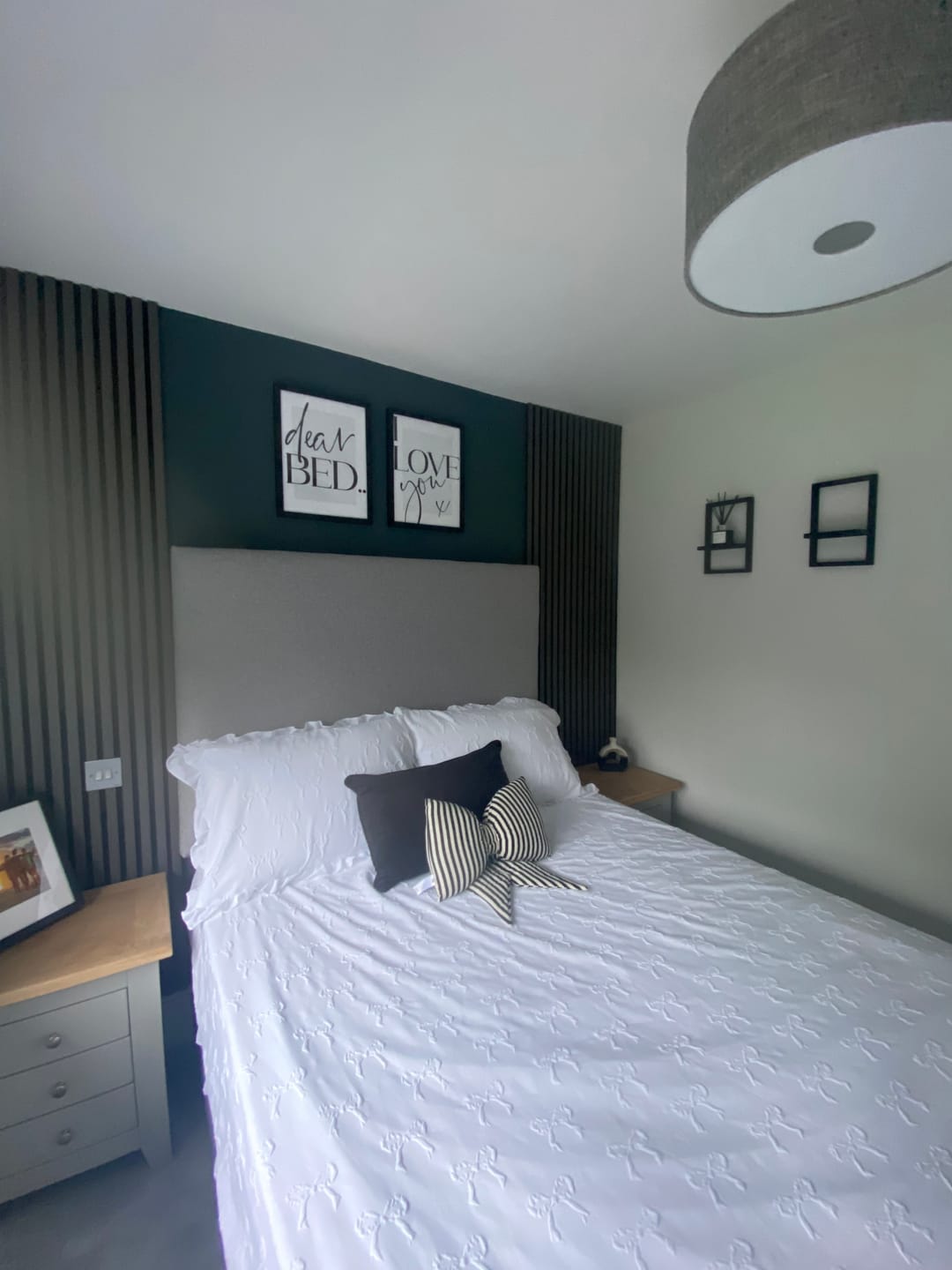 Customer photo review of Premium Acoustic Wall Panels - Light Grey