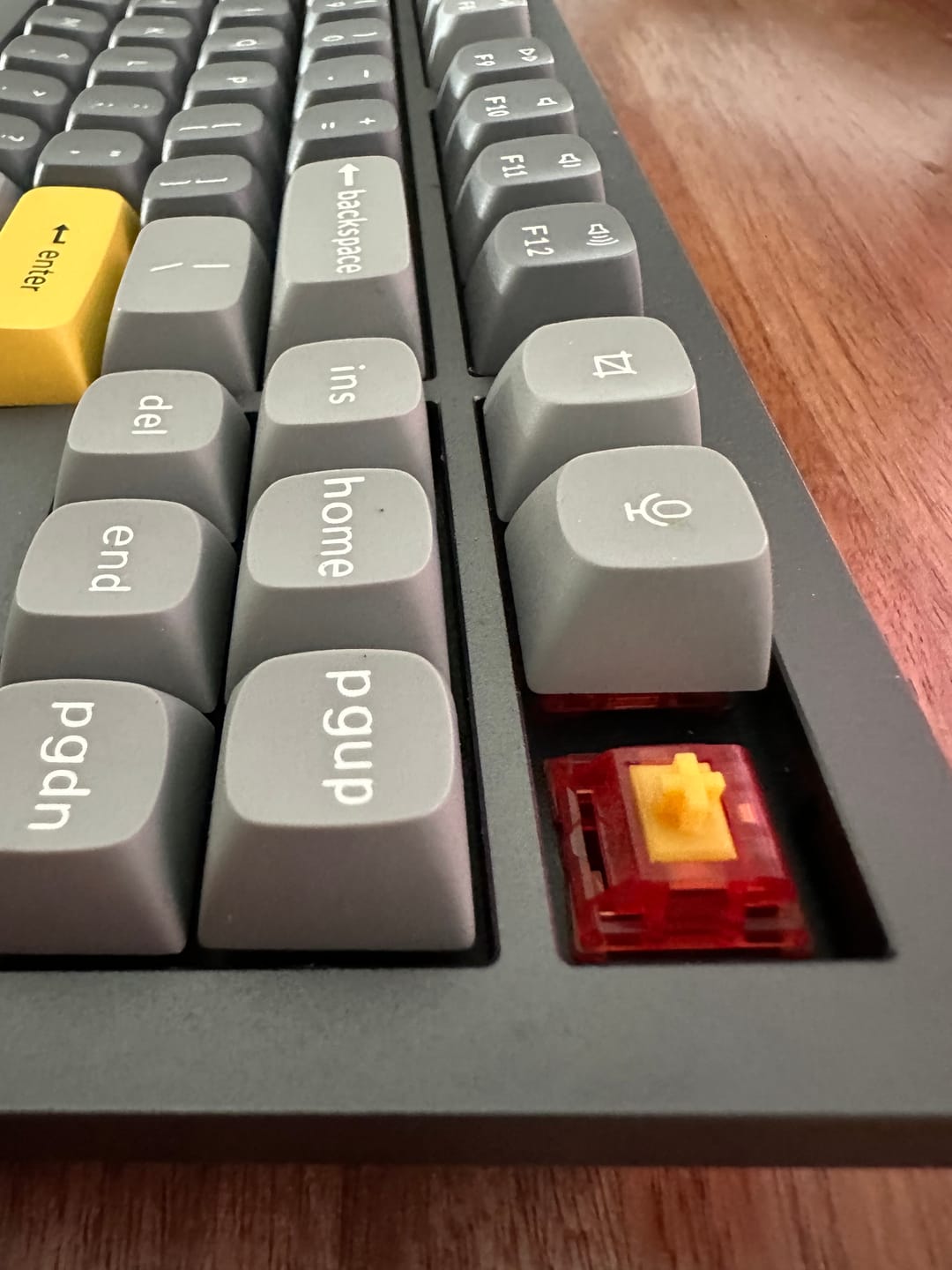 Customer photo review of KEYGEEK Y2 LINEAR SWITCH FACTORY LUBED (10PCS)