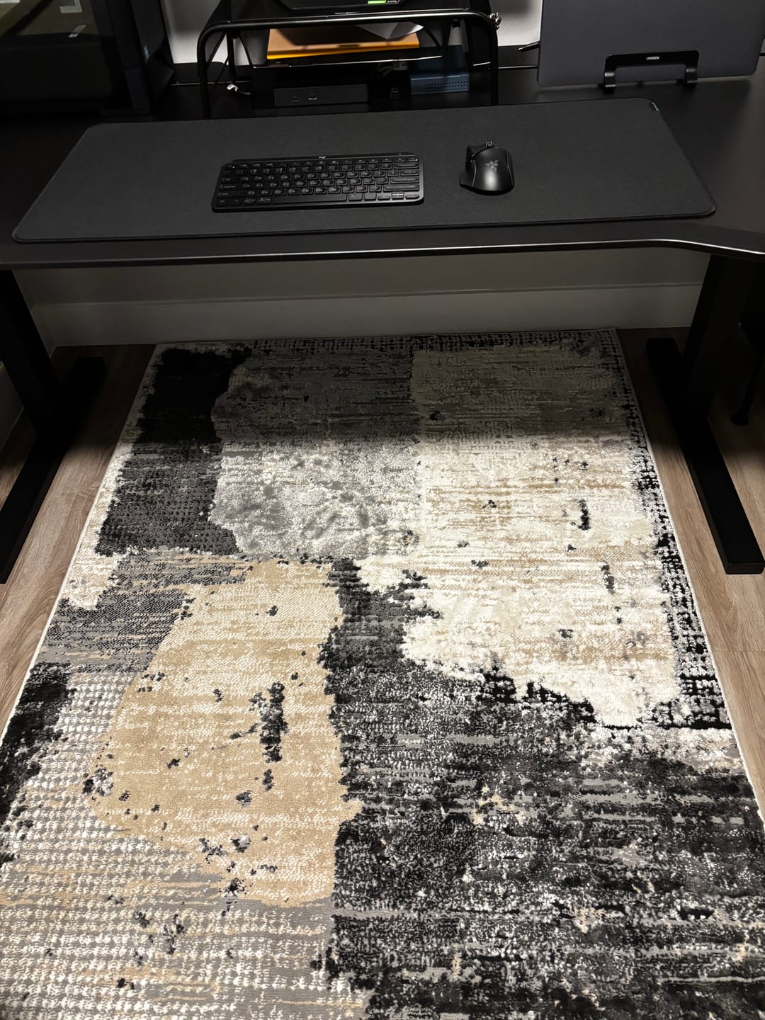 Customer photo review of Augustus Abtract rugs