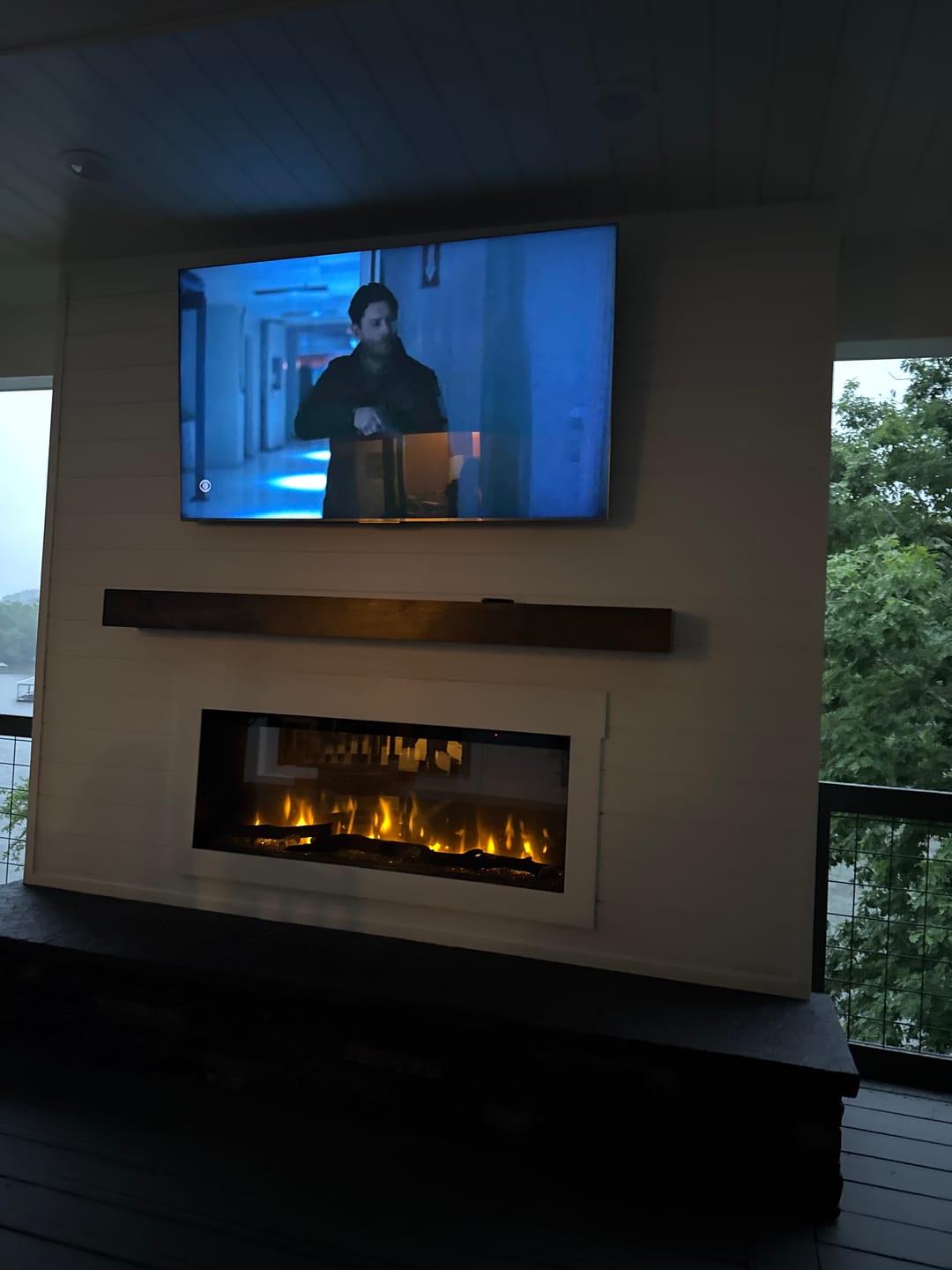 Customer photo review of Contemporary Mantels