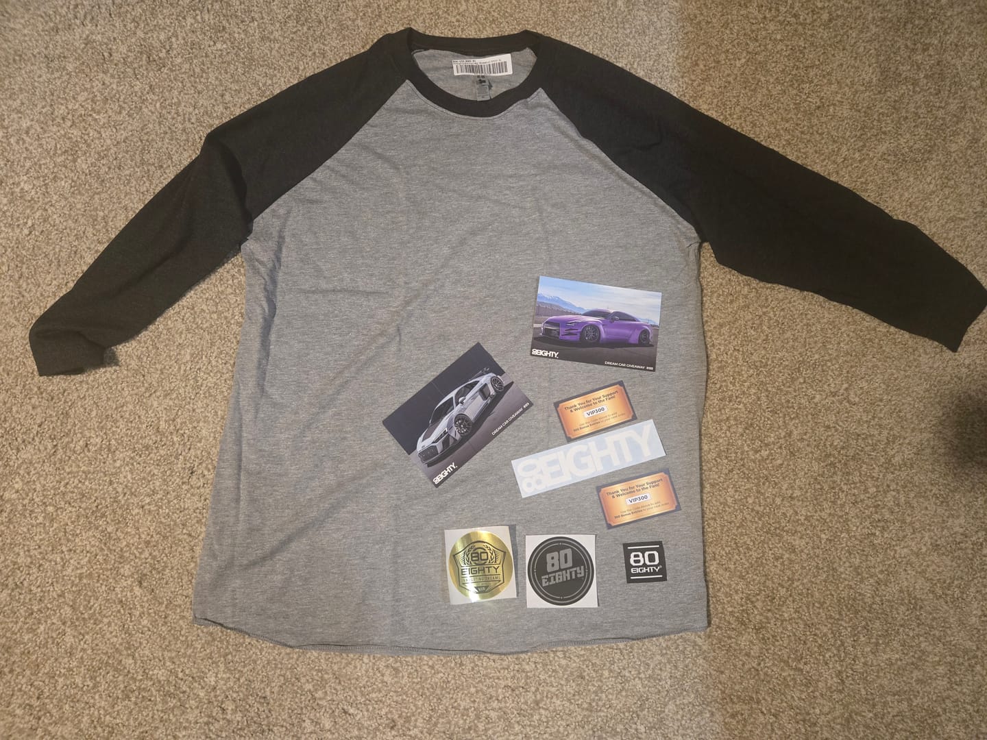 Customer photo review of 80Eighty® Baseball Shirt
