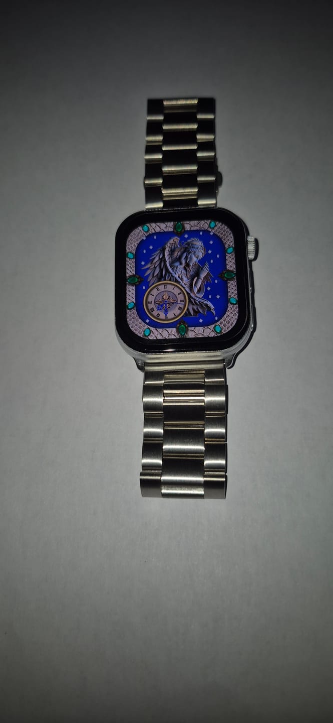 Customer photo review of Bracelet acier argenté