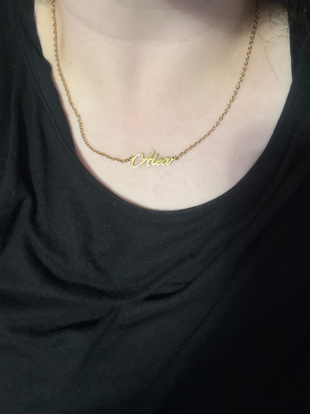 Customer photo review of Personalisierbare Namenskette