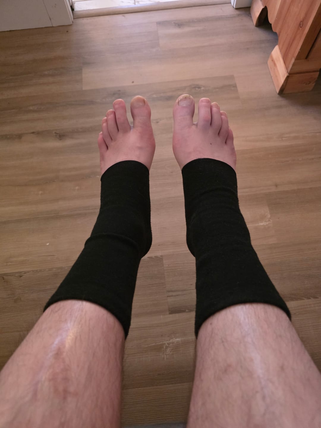 Customer photo review of Premium Anti-Fatigue Bamboo Footsleeves