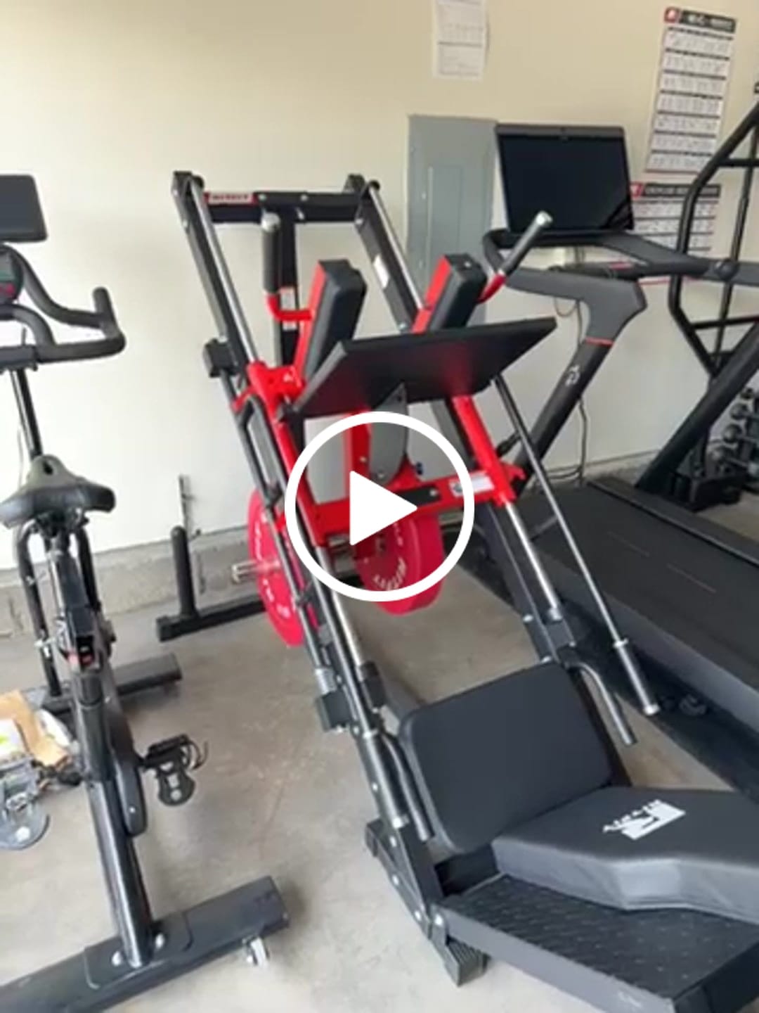 Customer video review of RitFit BLP01 45 Degree 3-In-1 Leg Press Hack Squat and Calf Raise Machine