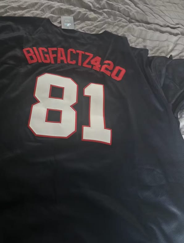 Customer photo review of Dominican Republic Heritage Custom Baseball Jersey