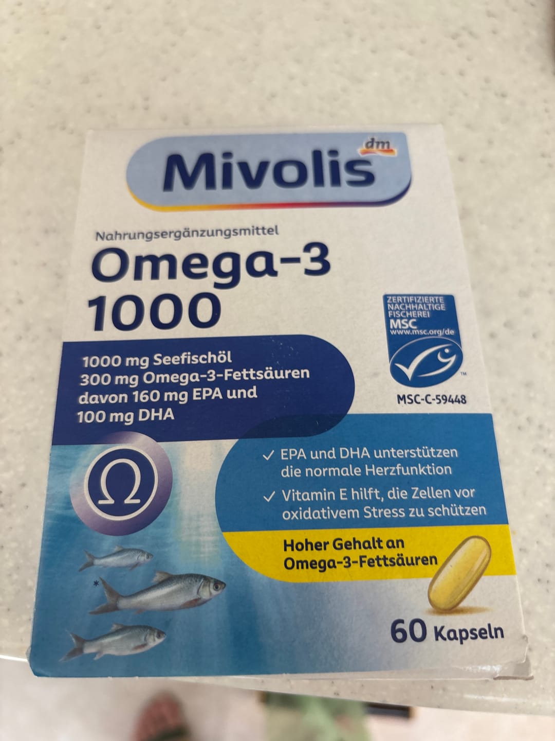 Customer photo review of Mivolis 高劑量海魚油膠囊 60 粒