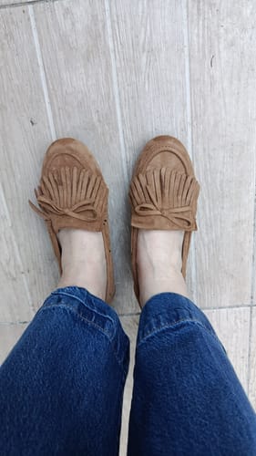 Customer photo review of MOCASSINS À FRANGES AURORA