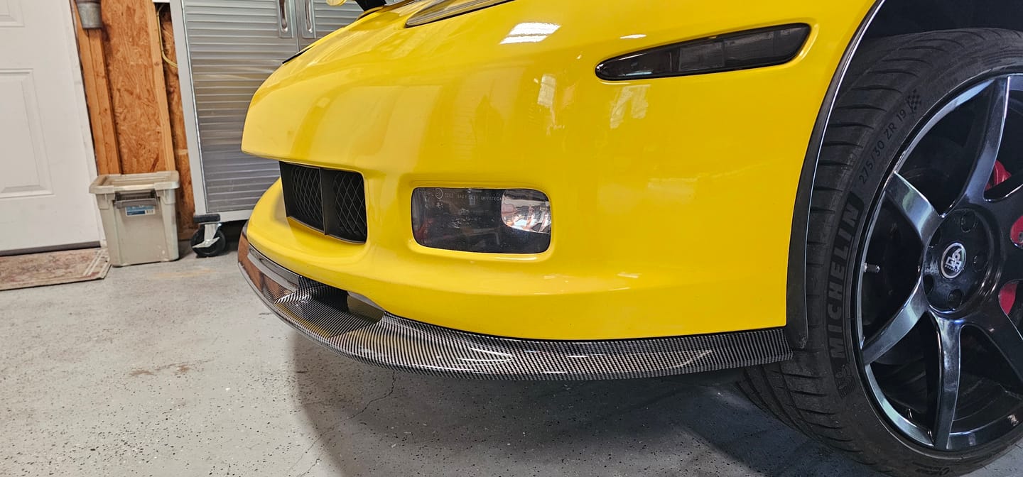 Customer photo review of Corvette C6 Grand Sport / Z06 Front Splitter Lip | ZR1 Conversion Package