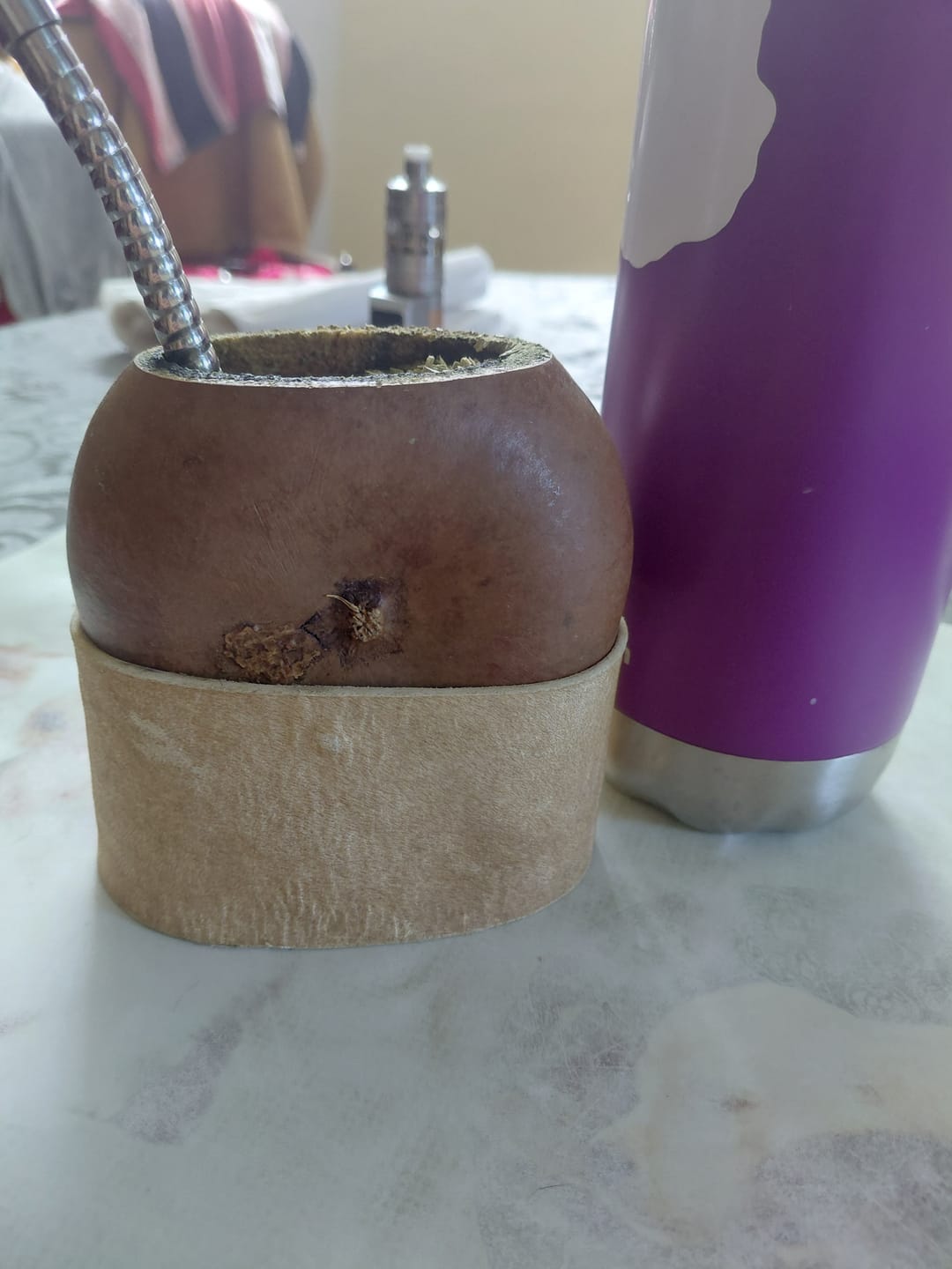 Customer photo review of Amanda Naranja - Yerba Maté Aromatisée à l'Orange Naturelle 500g