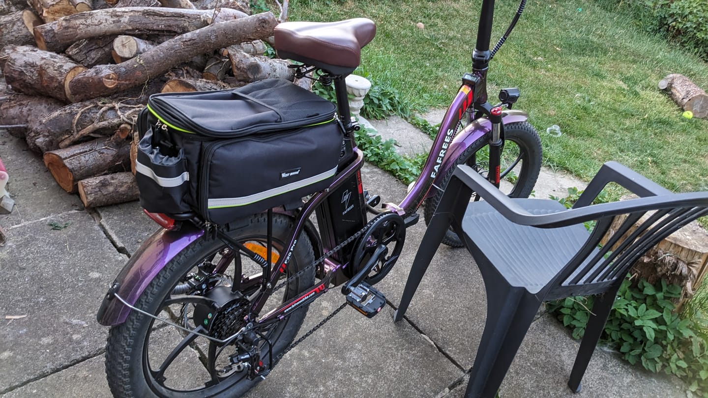 Customer photo review of 35L Large Capacity Bicycle Bag