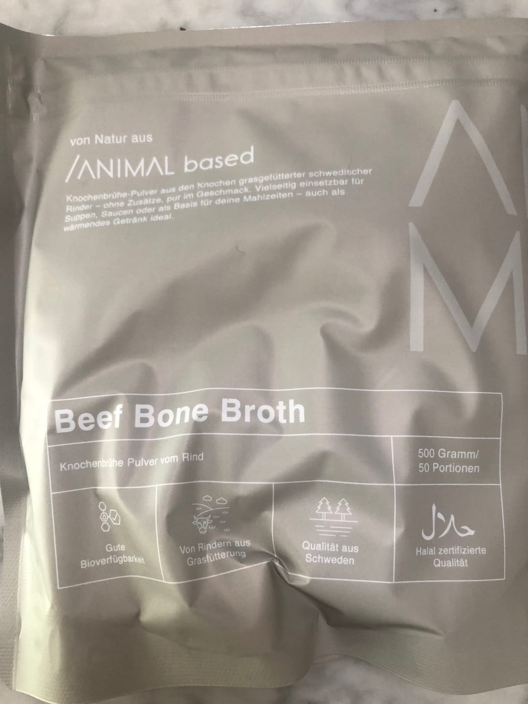 Customer photo review of Knochenbrühe Pulver 500g