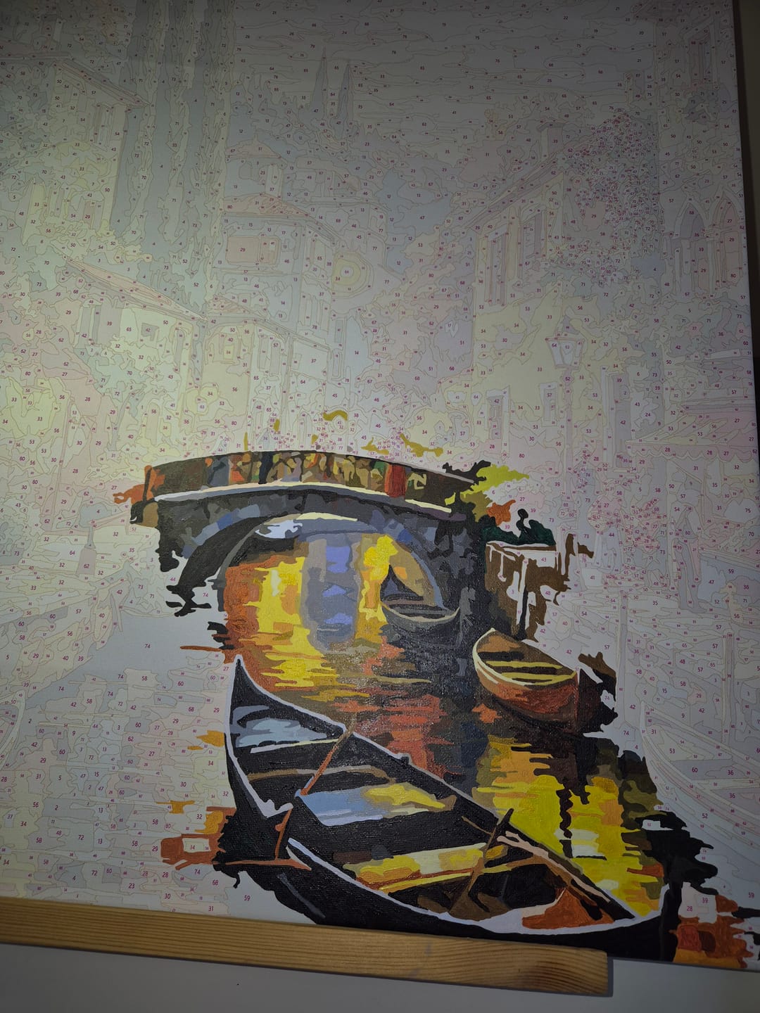 Customer photo review of Sunset Italian Canal Village (80 Colors)
