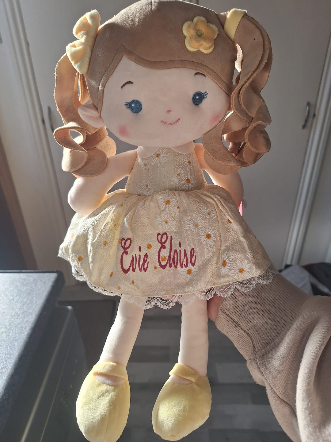 Customer photo review of Personalized Daisy Girl - Yellow