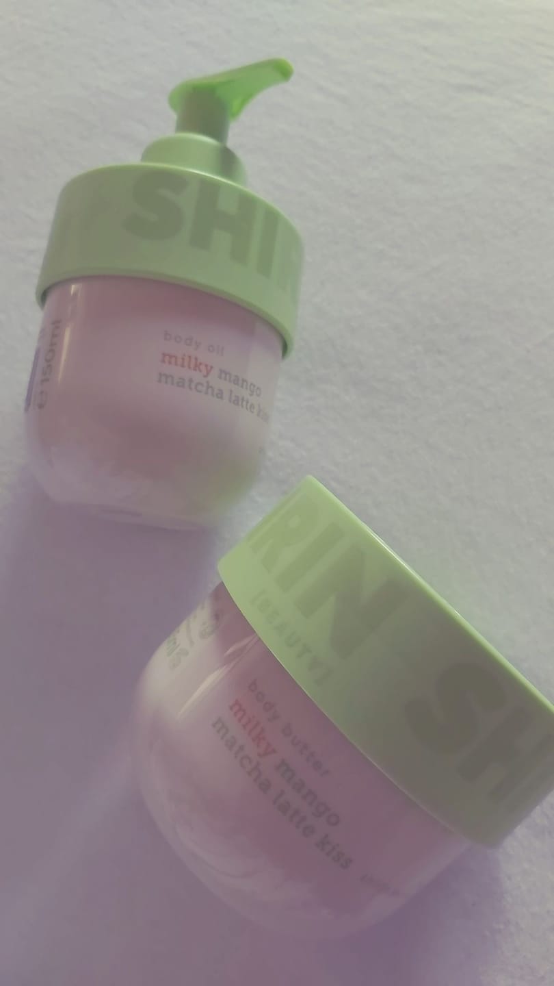 Customer photo review of Body Oil Milky Mango Matcha Latte Kiss