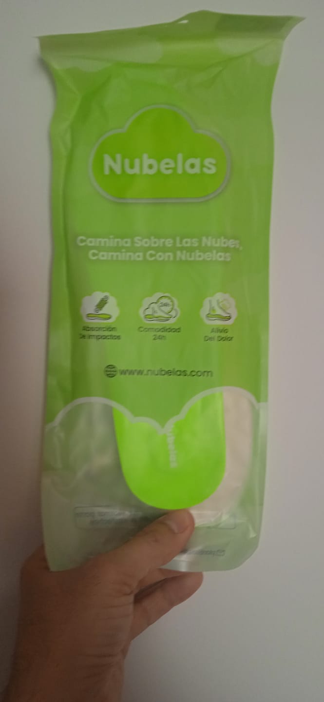Customer photo review of Plantillas Nubelas | Comodidad en cada pisada