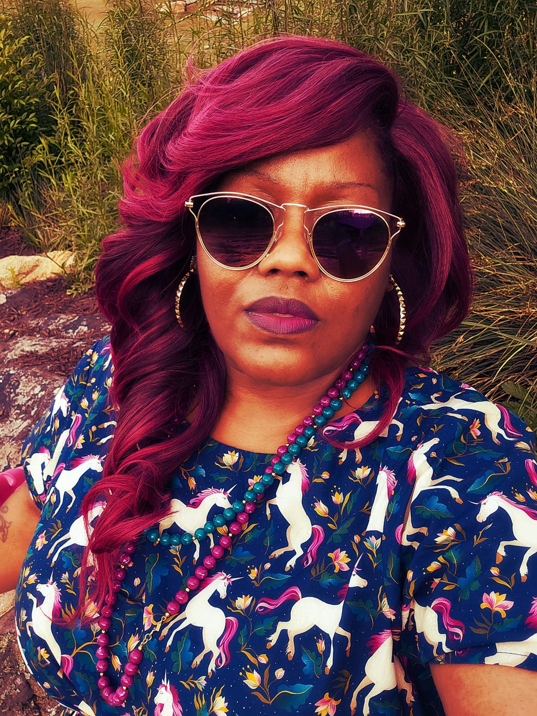 Customer photo review of Zury Sis Diva Pre-Tweezed Part Hand-Tied Lace Part Wig - DIVA-H SISTA