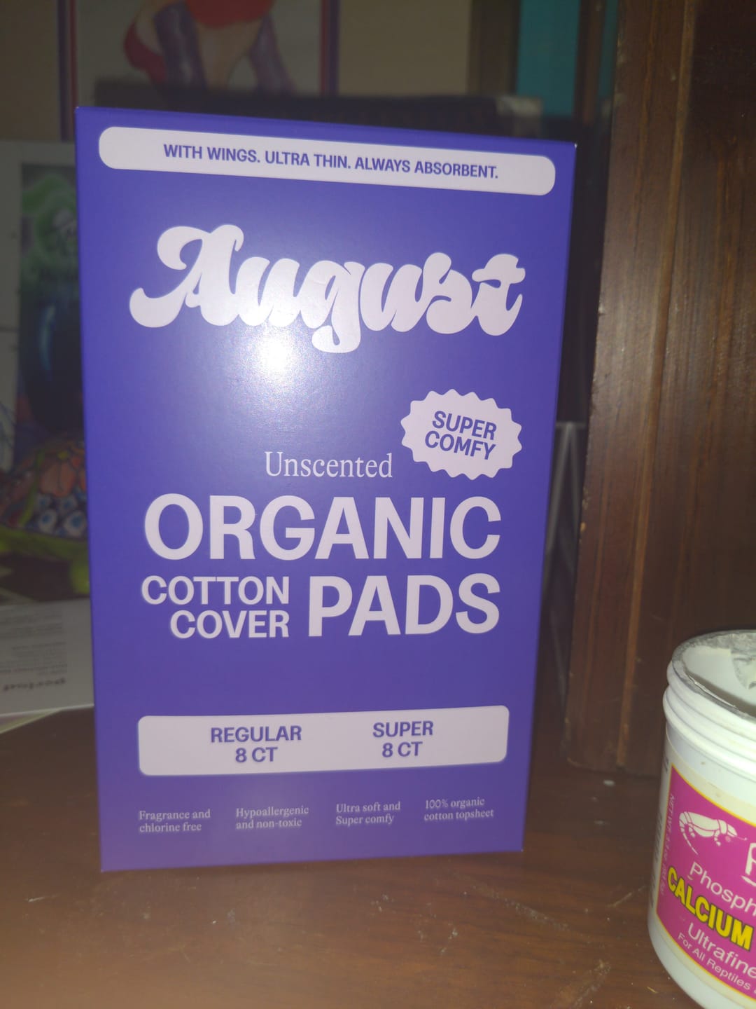 Customer photo review of August 16ct Sustainable Regular & Super Pads w/ Wings