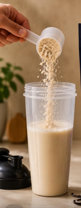 Customer photo review of Proteína Whey - Vainilla