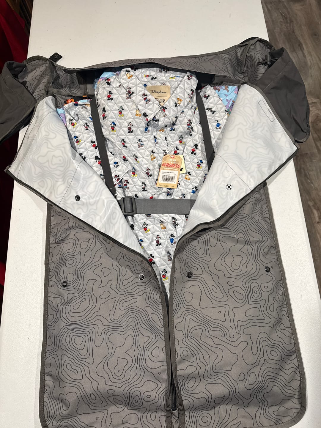 Customer photo review of Black – Garment Duffel