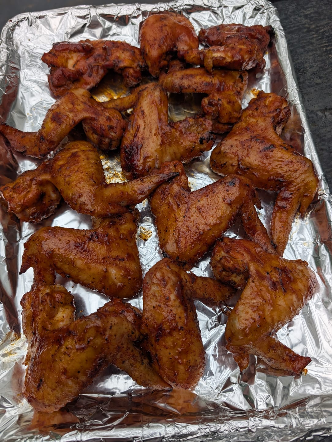 Customer photo review of Hot Honey Peach BBQ Glaze