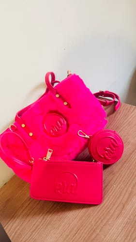 Customer photo review of Pink Mini Tote (Furry-tale Edition)
