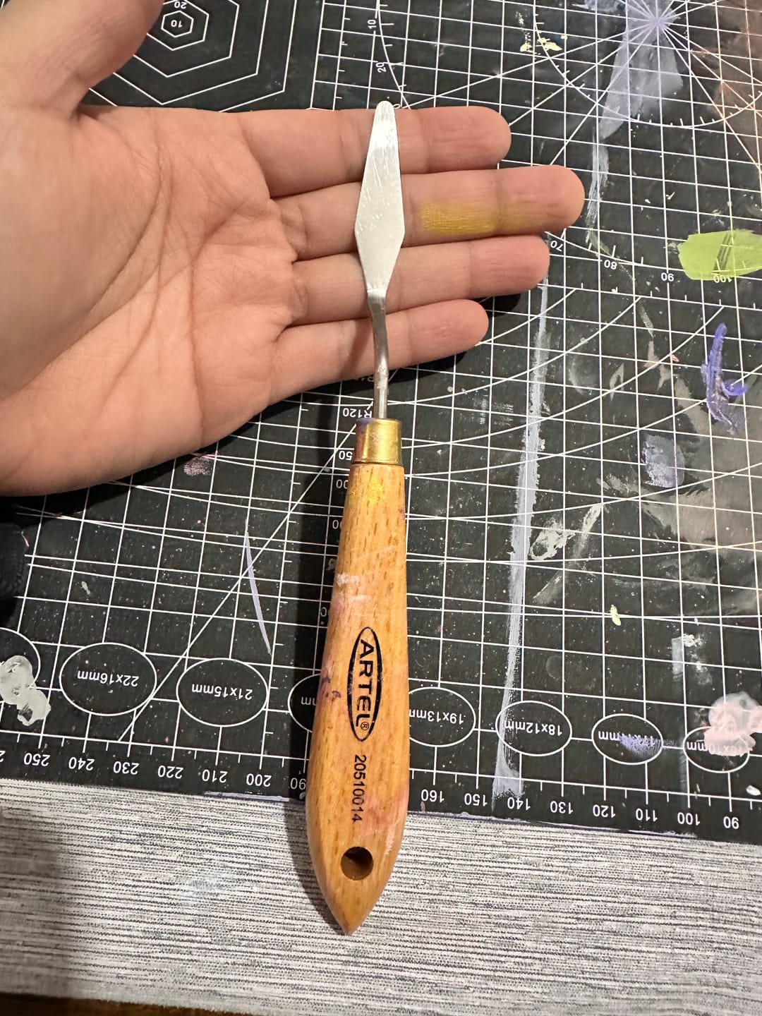Customer photo review of Artel - Espátulas Metálicas