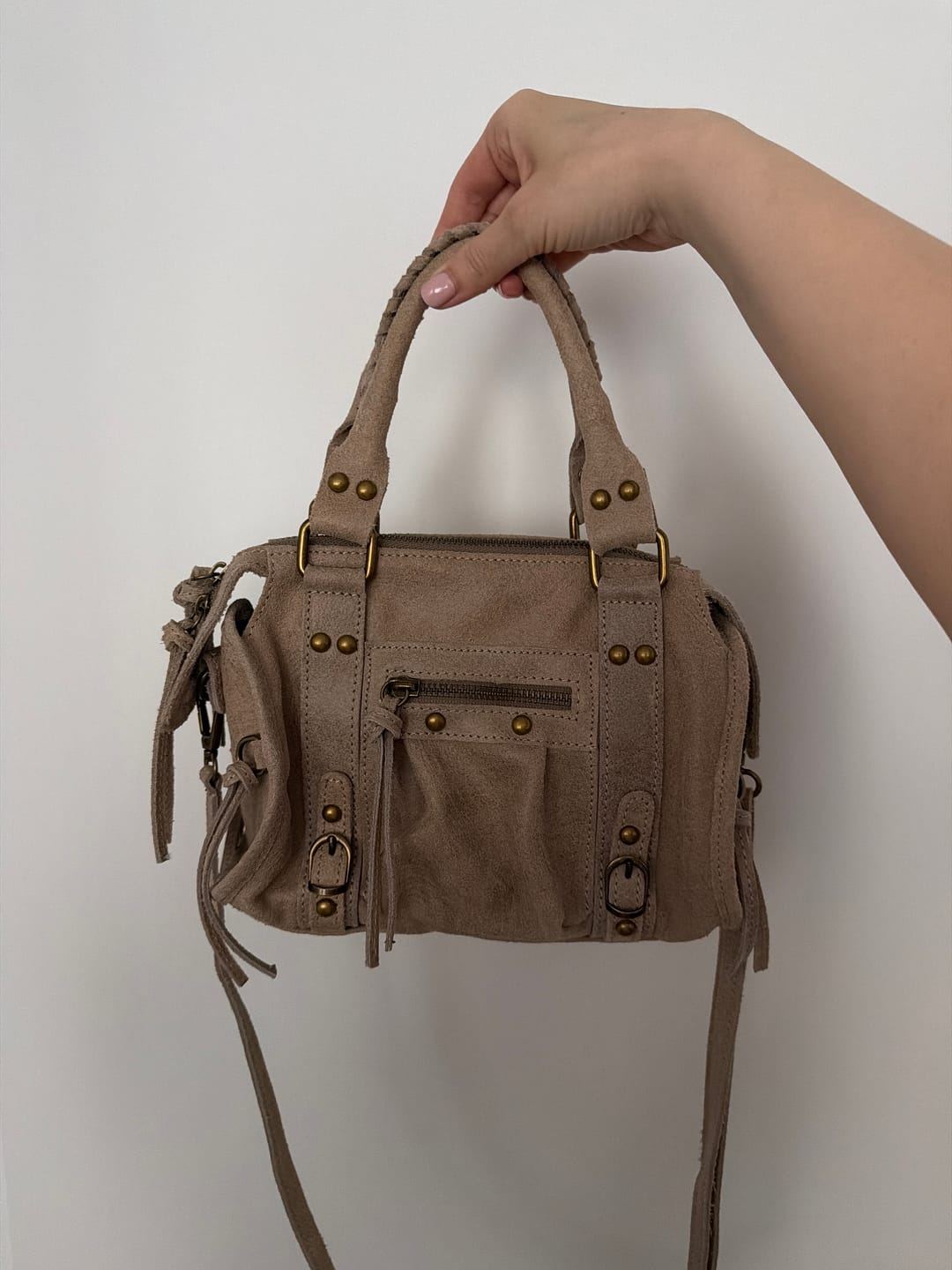 Customer photo review of Mini it girl bag crème