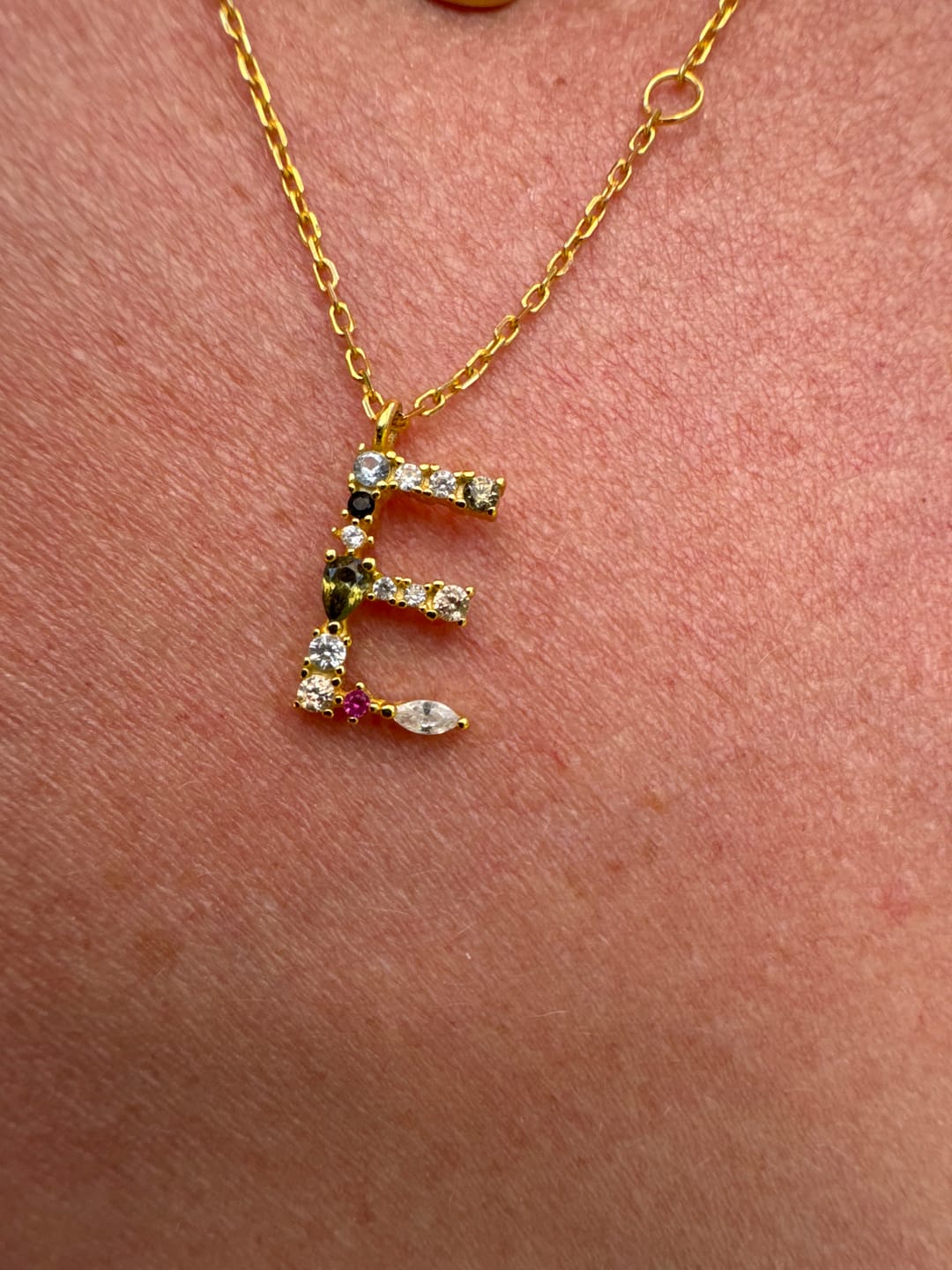 Customer photo review of Buchstaben Kette