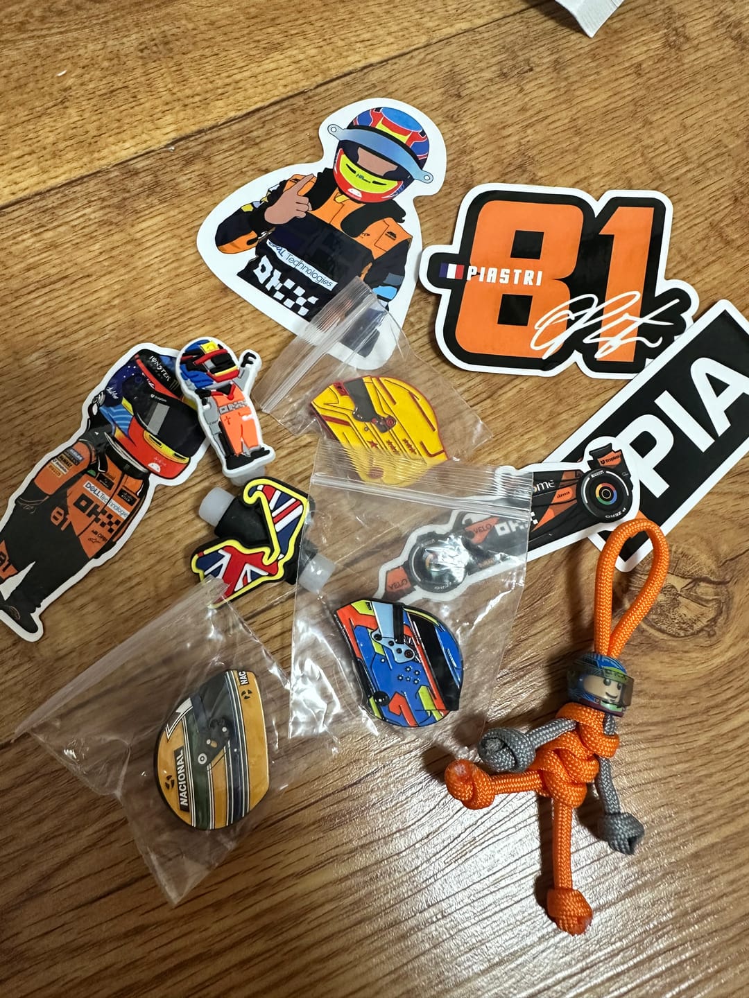 Customer photo review of Mystery Pin Badge