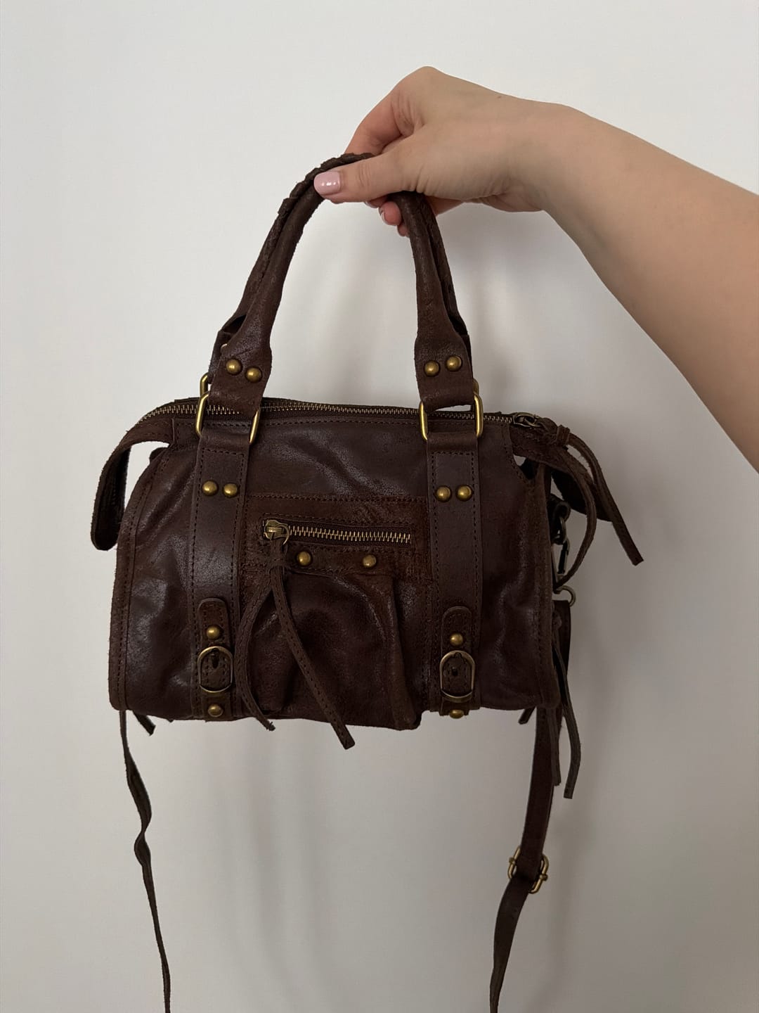 Customer photo review of Mini it girl bag espresso