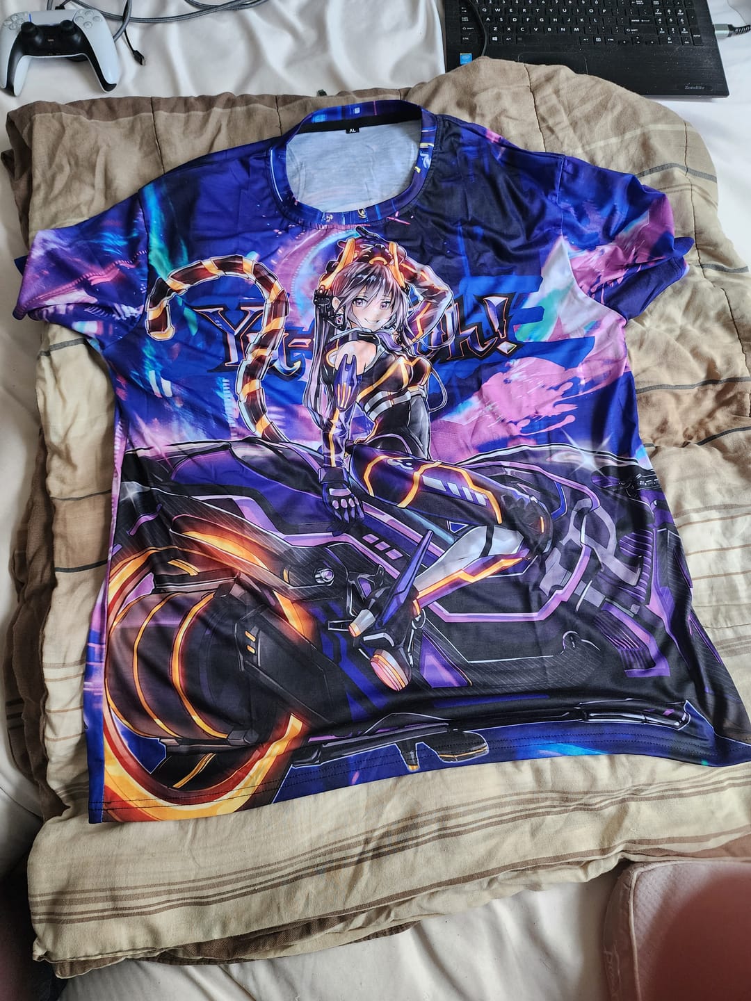 Customer photo review of Yu-gi-oh! I:P Masquerena Video Game All Over Printed T-shirt Tank Top Zip Hoodie Pullover Hoodie Hawaiian Shirt Beach Shorts Joggers