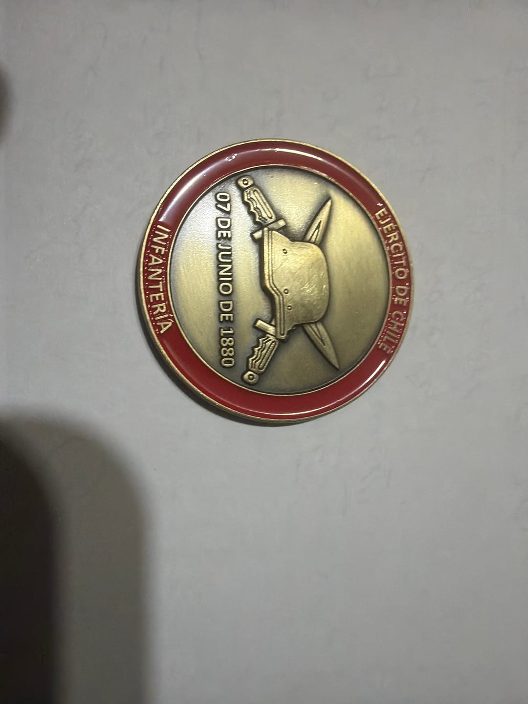 Customer photo review of MONEDA ARMA DE INFANTERÍA