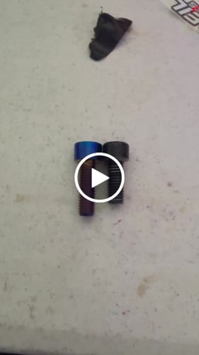 Customer video review of Triple Clamp Titanium Bolts
