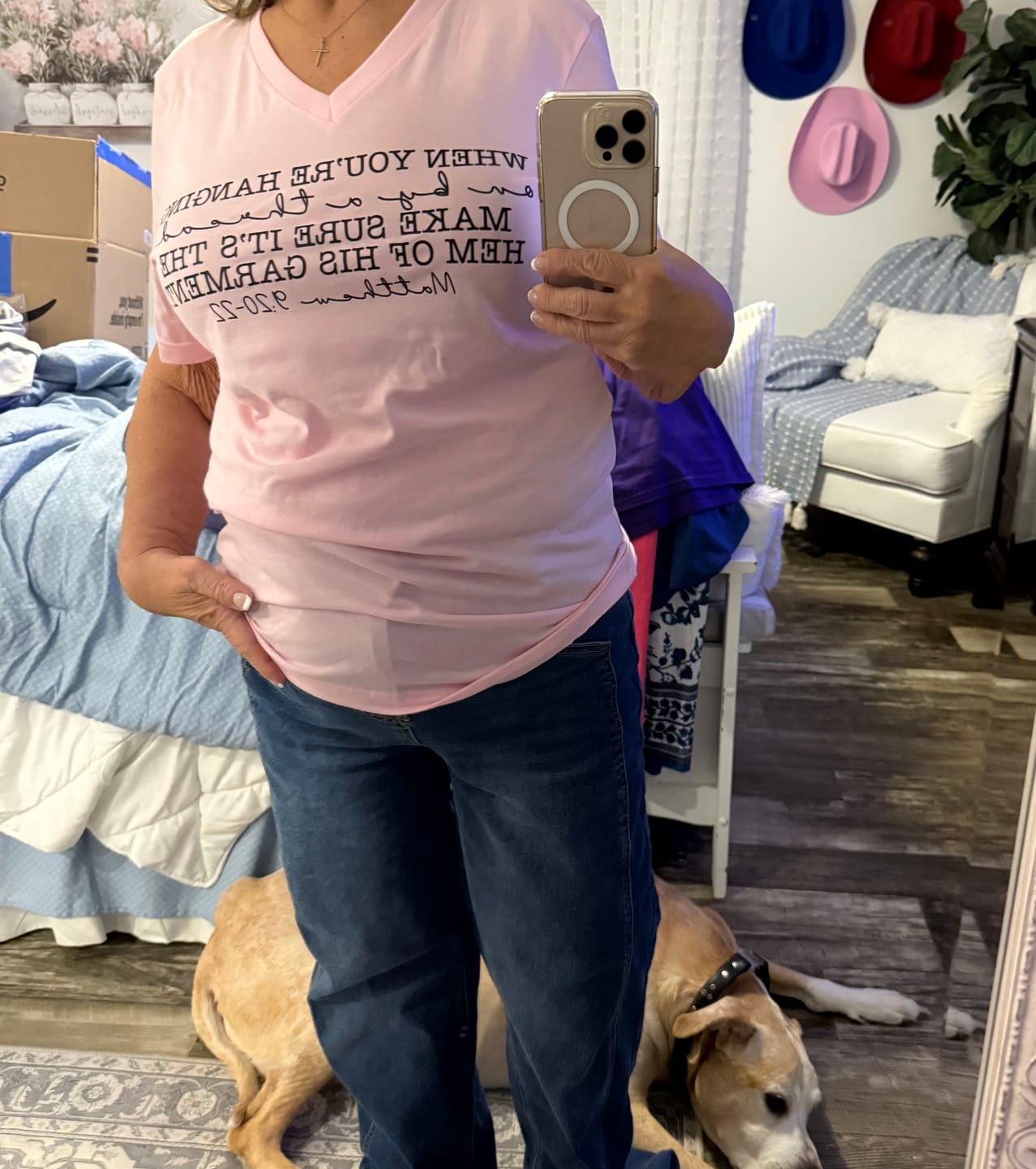 Customer photo review of Hem Of His Garment