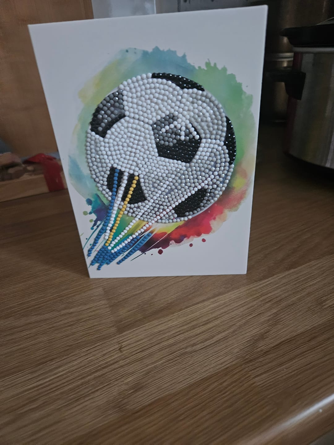 Customer photo review of Score! Crystal Art Card Kit 12.6cm x 17.5cm