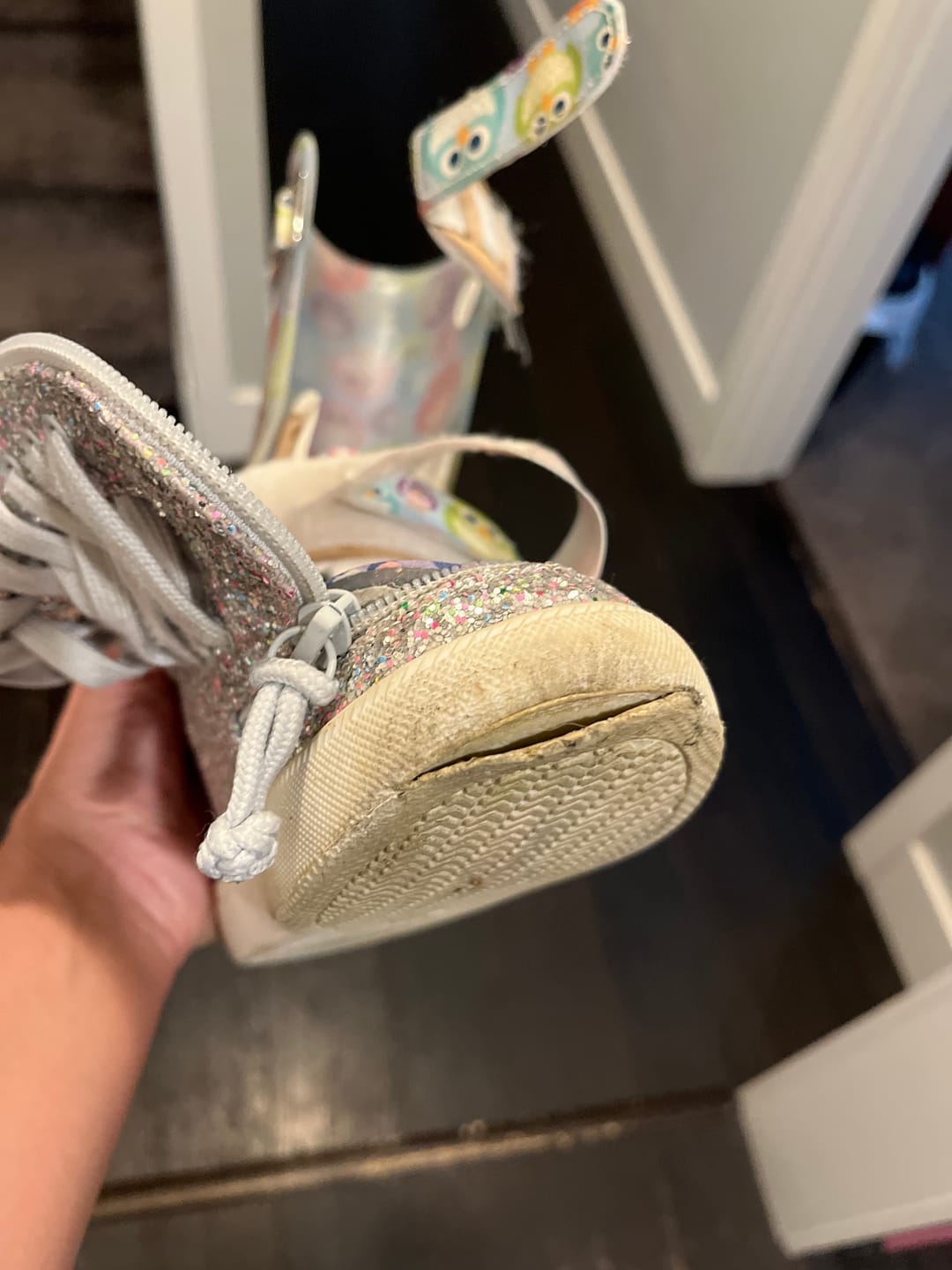 Customer photo review of Silver Multi Glitter BILLY Classic D|R II High