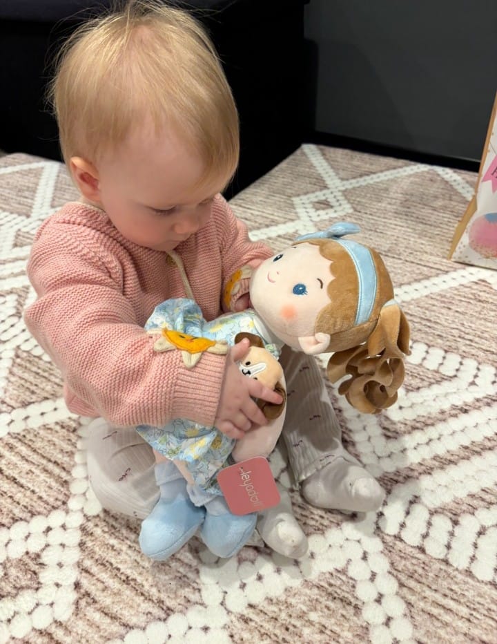 Customer photo review of Personalized Lily Girl & Her Pet