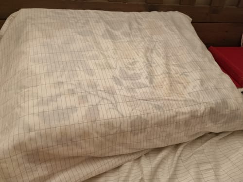 Customer photo review of Vakna Som Ditt Bästa Jag Med Vårt Grounding Lakan Set!