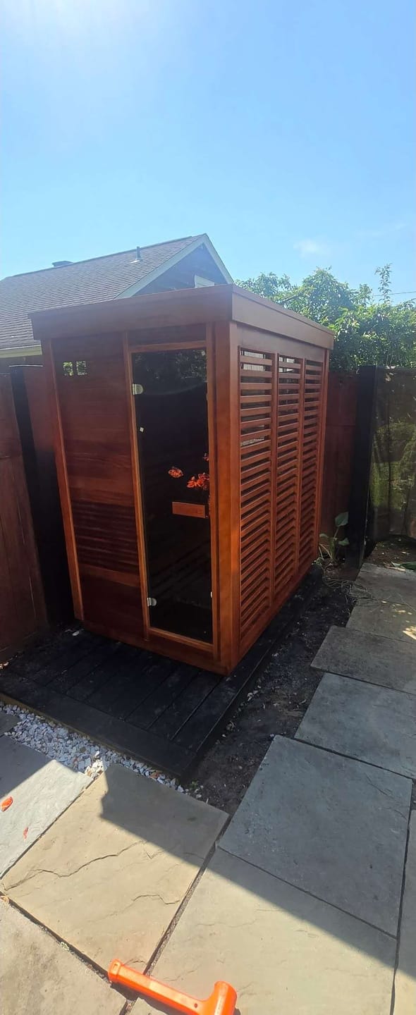 Customer photo review of SAUNAONES® Square Sauna Minimalist Refresh 2