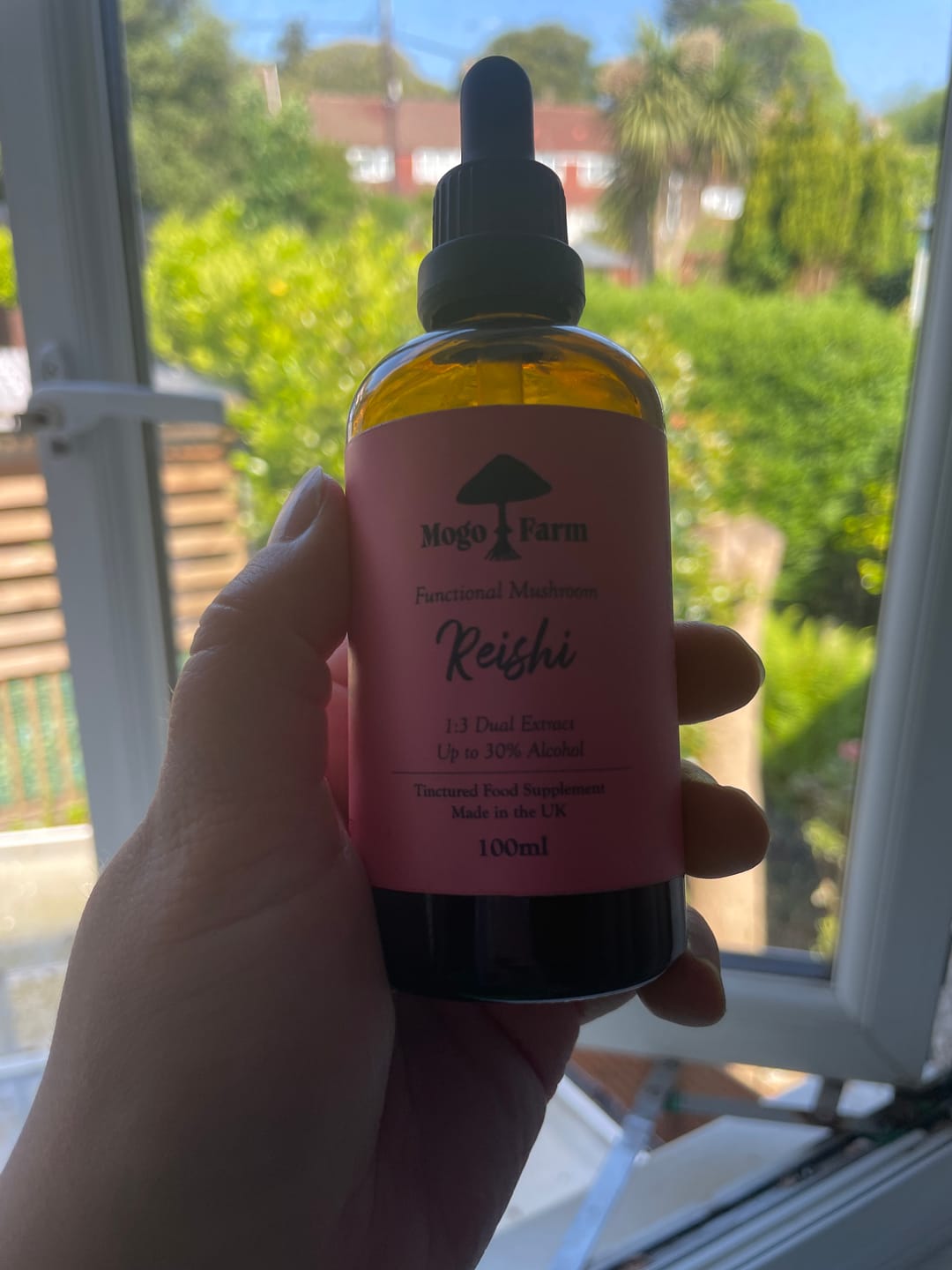 Customer photo review of Reishi Mushroom Tincture