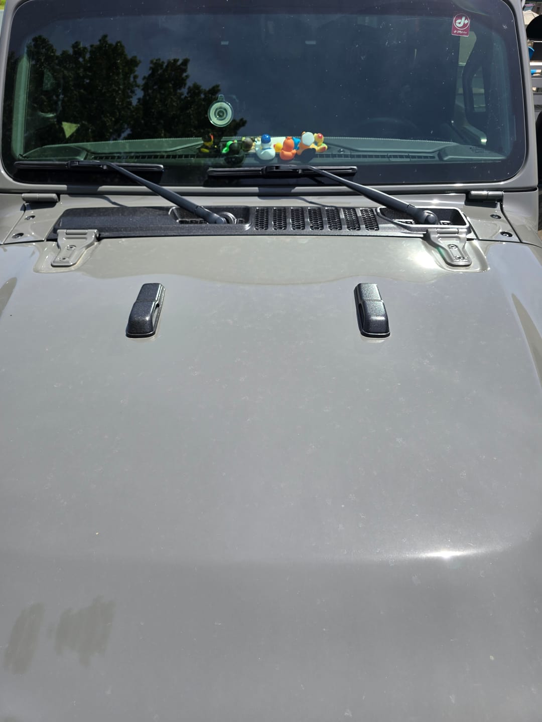 Customer photo review of Raptorized Hood Bumper Cover fits Jeep JL/JT