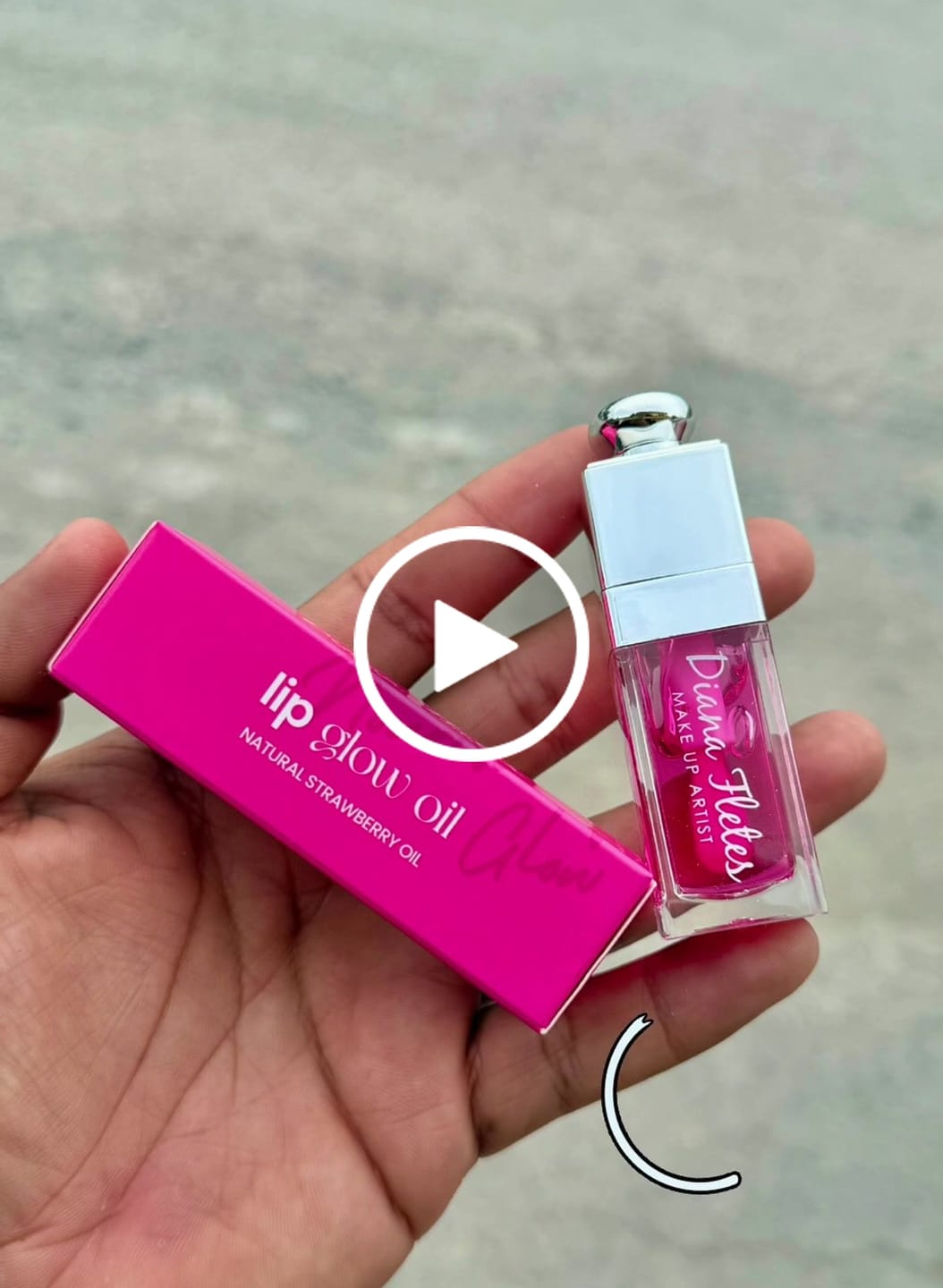 Customer video review of Lip Oil
