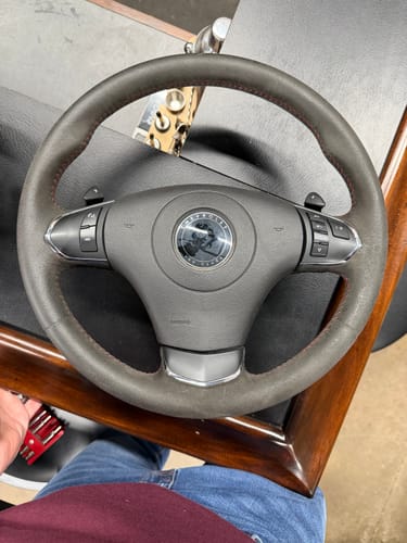 Customer photo review of [Customizable] 2012-2013 C6 Chevy Corvette Carbon Fiber LED Steering Wheel